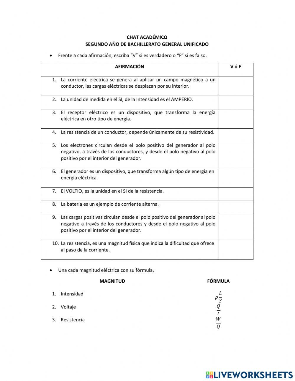 Chat Académico 2BGU