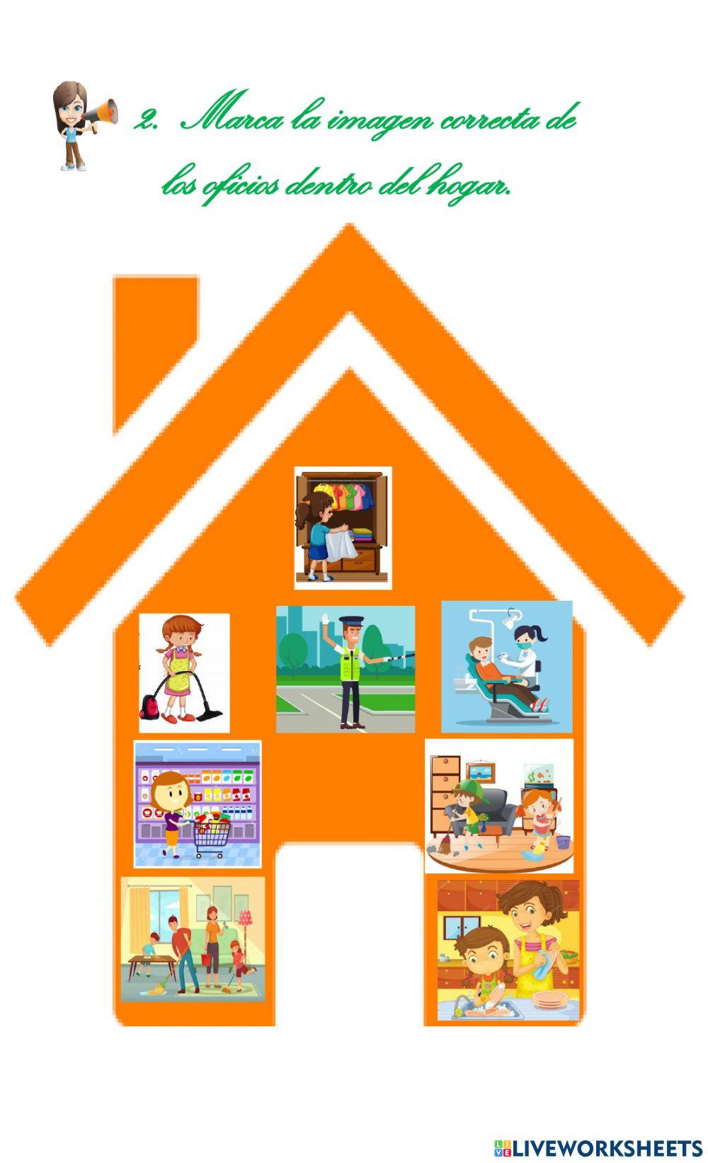 Oficios dentro del hogar