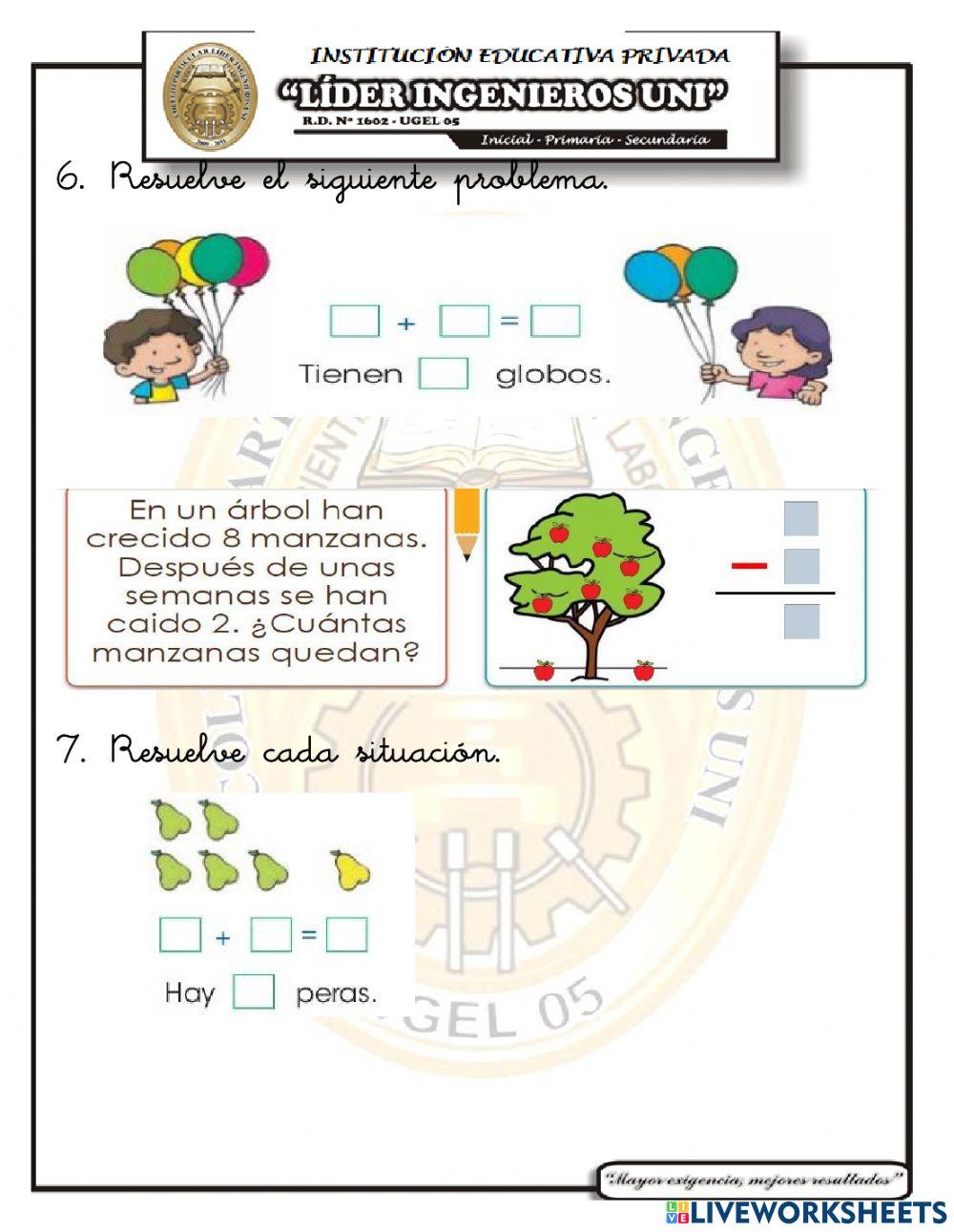Primer examen aritmetica i unidad