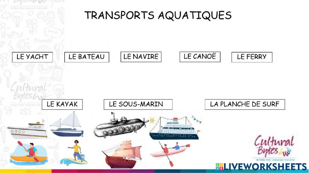 Transports aquatiques