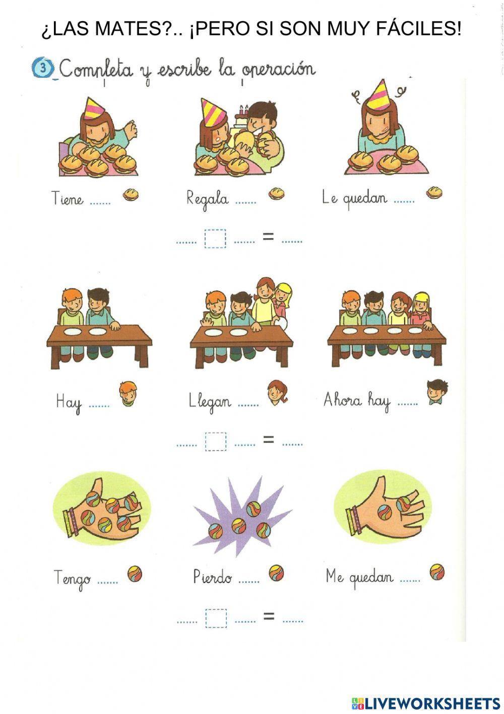 Practicas de sumas y restas