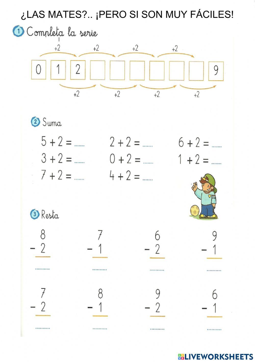 Practicas de sumas y restas