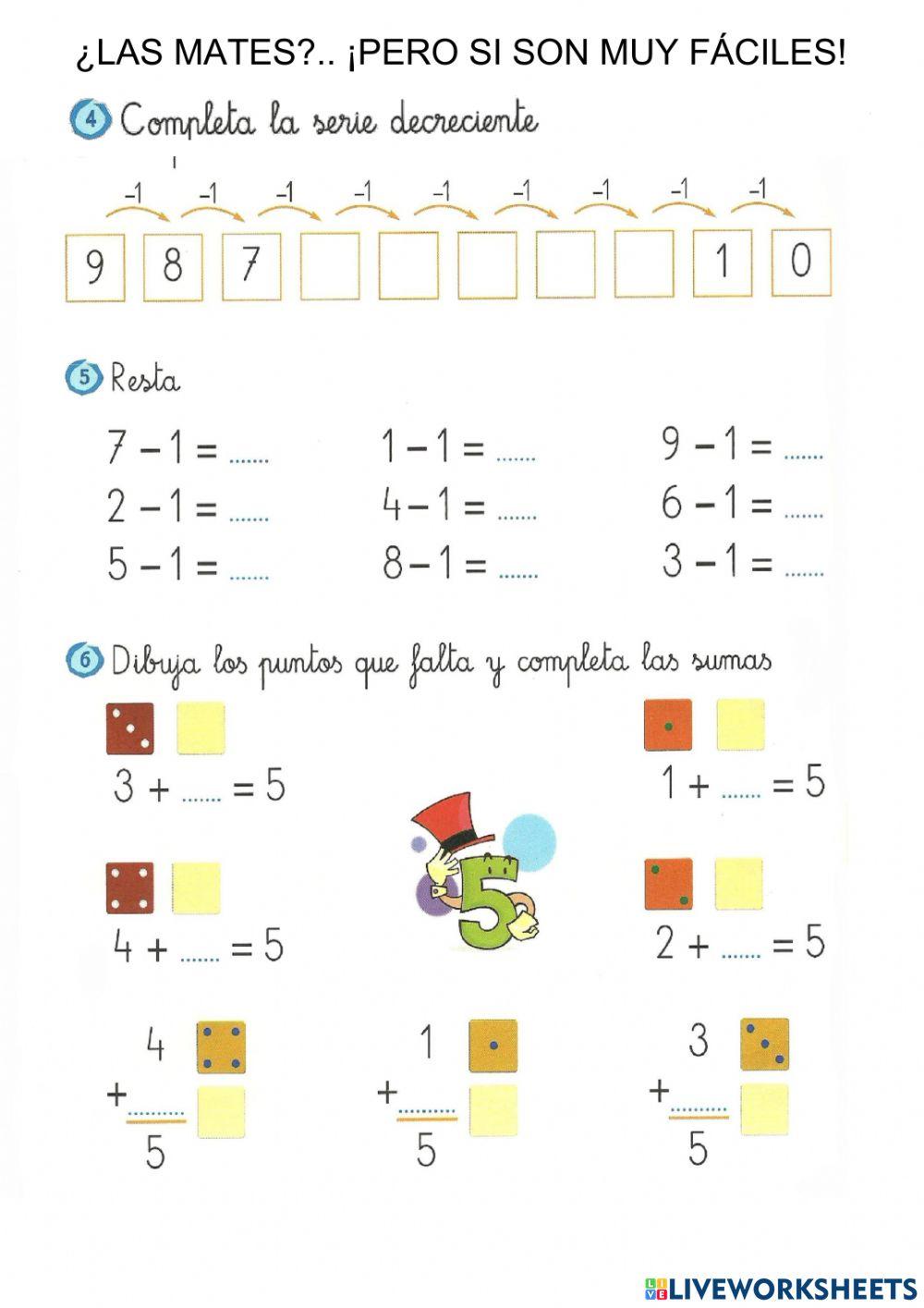 Practicas de sumas y restas