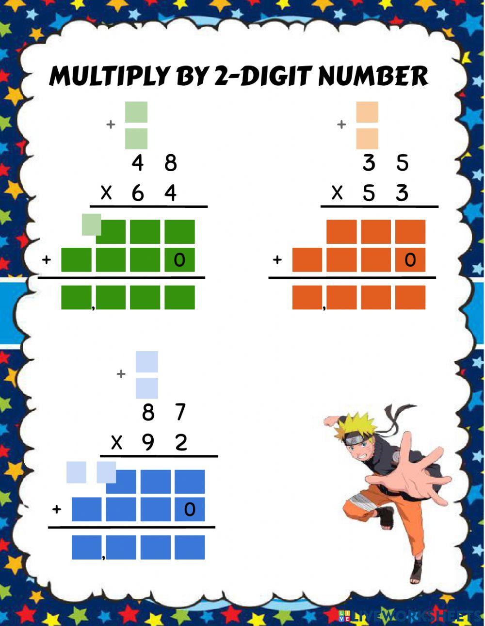 Multiply 1-2 digit number