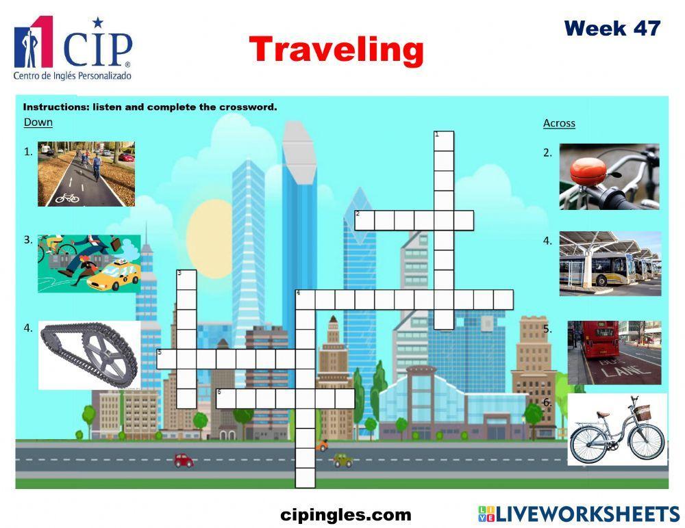Phrasal Verbs and Idiomatic Expressions and Traveling Week 47