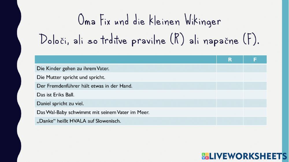 Oma Fix und die kleinen Wikinger - 7. del
