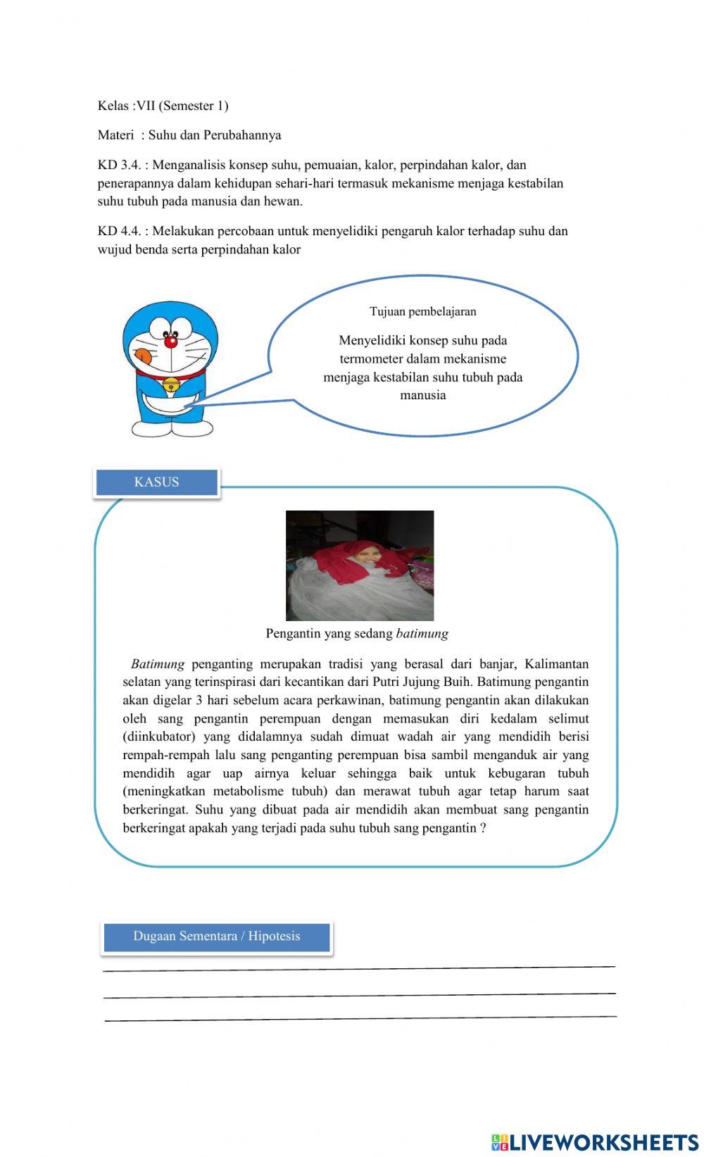 Suhu dan perubahannya