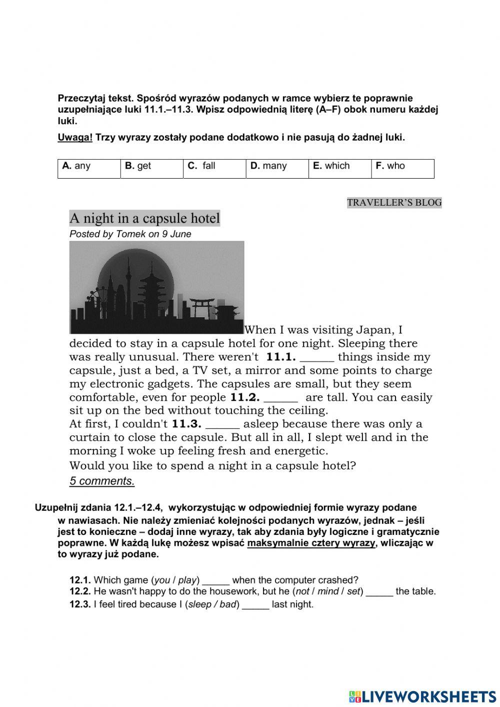 English Class A2 plus 4-6 grammar