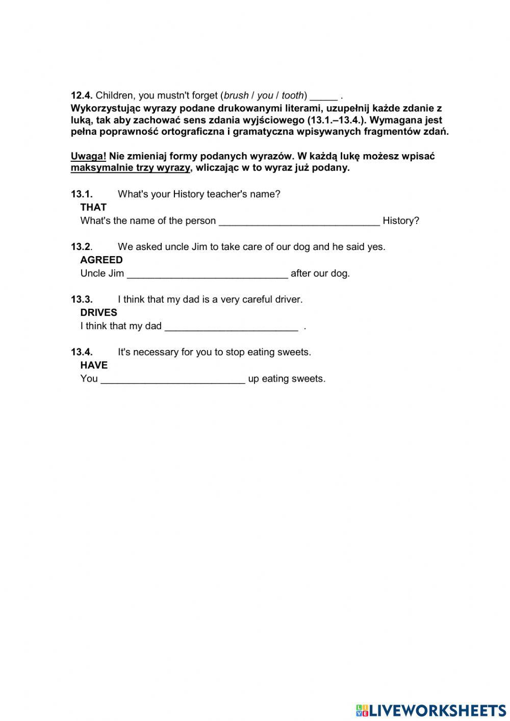 English Class A2 plus 4-6 grammar