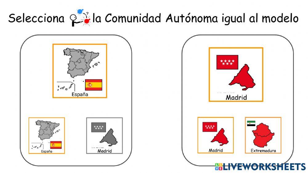 Comunidades Autónomas PICTOS