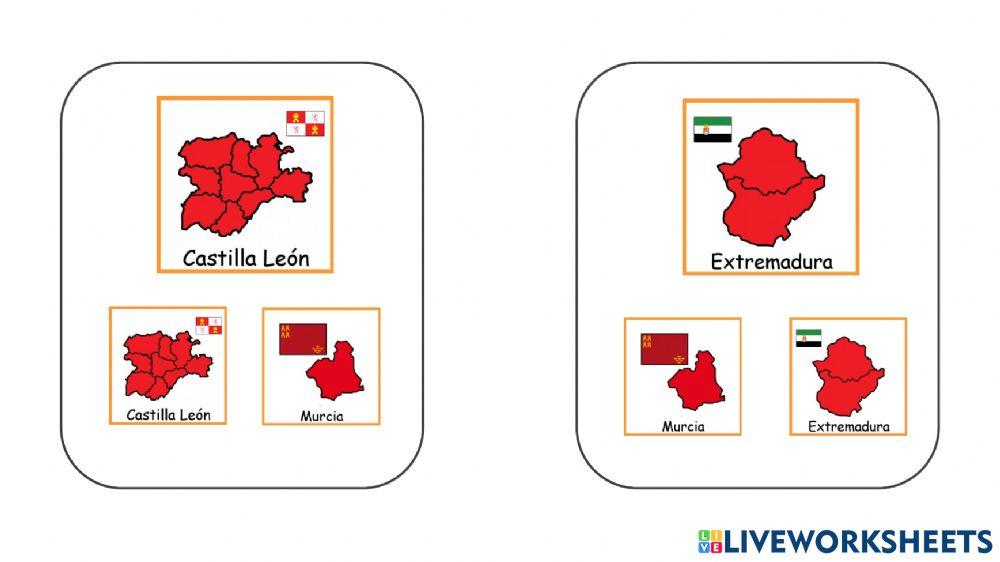 Comunidades Autónomas PICTOS