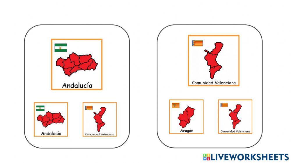 Comunidades Autónomas PICTOS