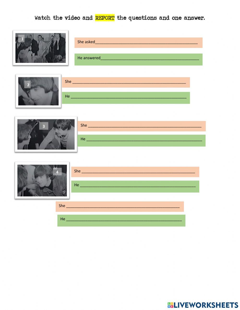 Reporte Speech: Beatles Interview
