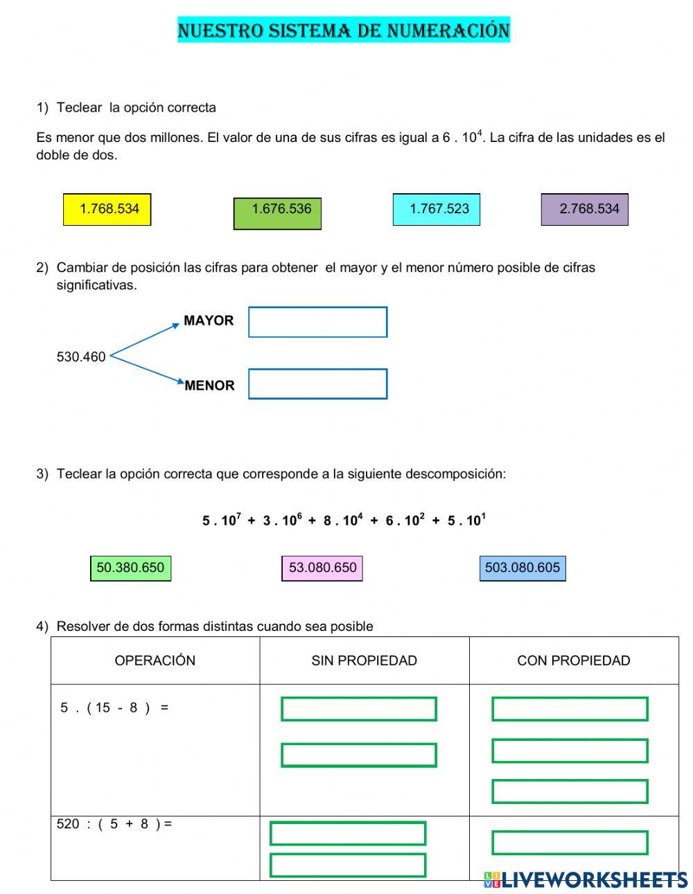 Sistema de numeración
