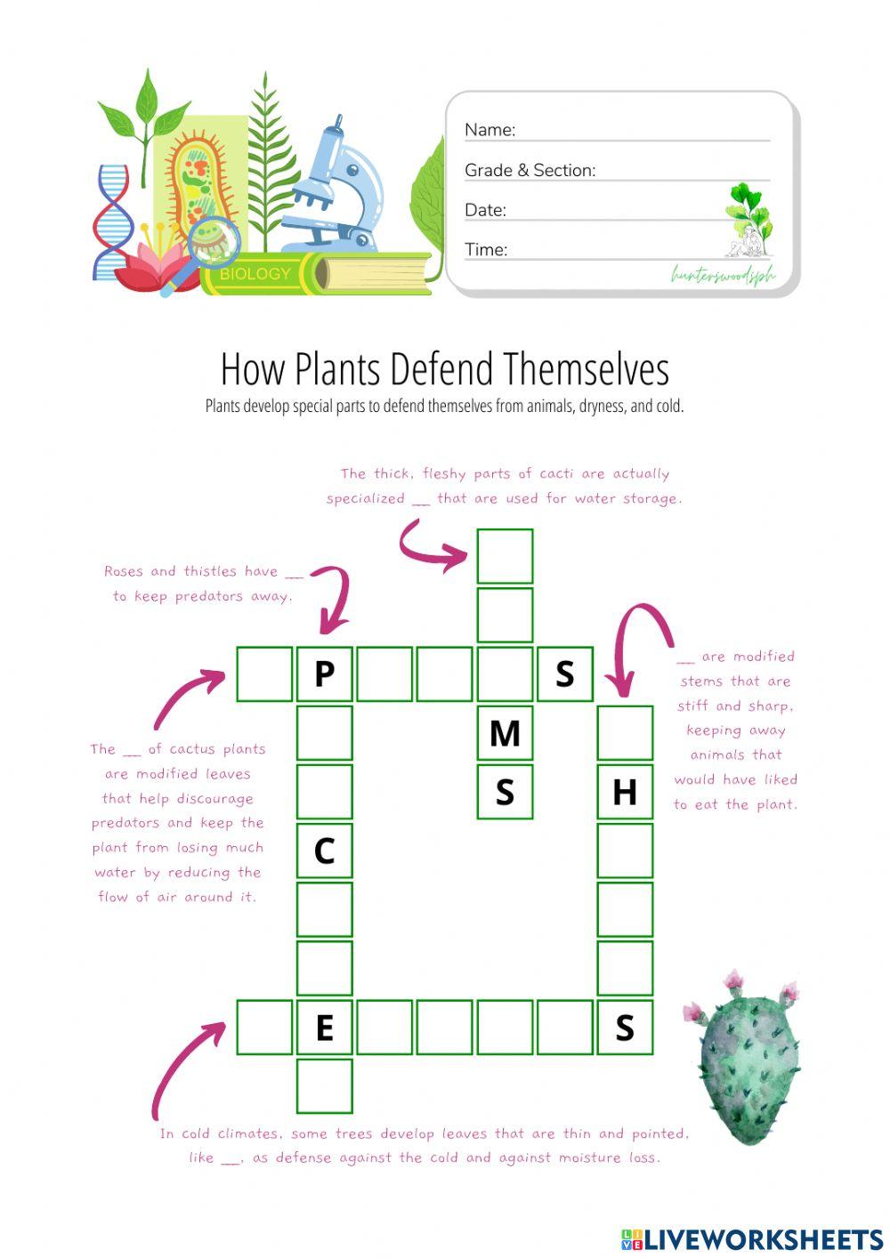 How Plants Defend Themselves
