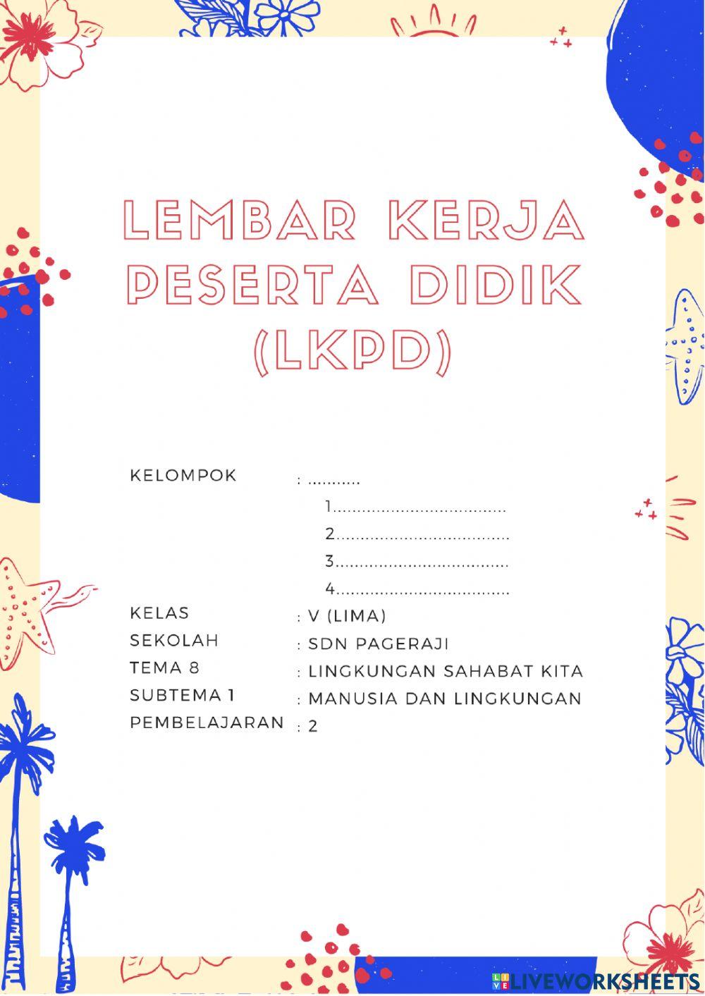 Kelas 5 T8 ST1 PB2 Revisi