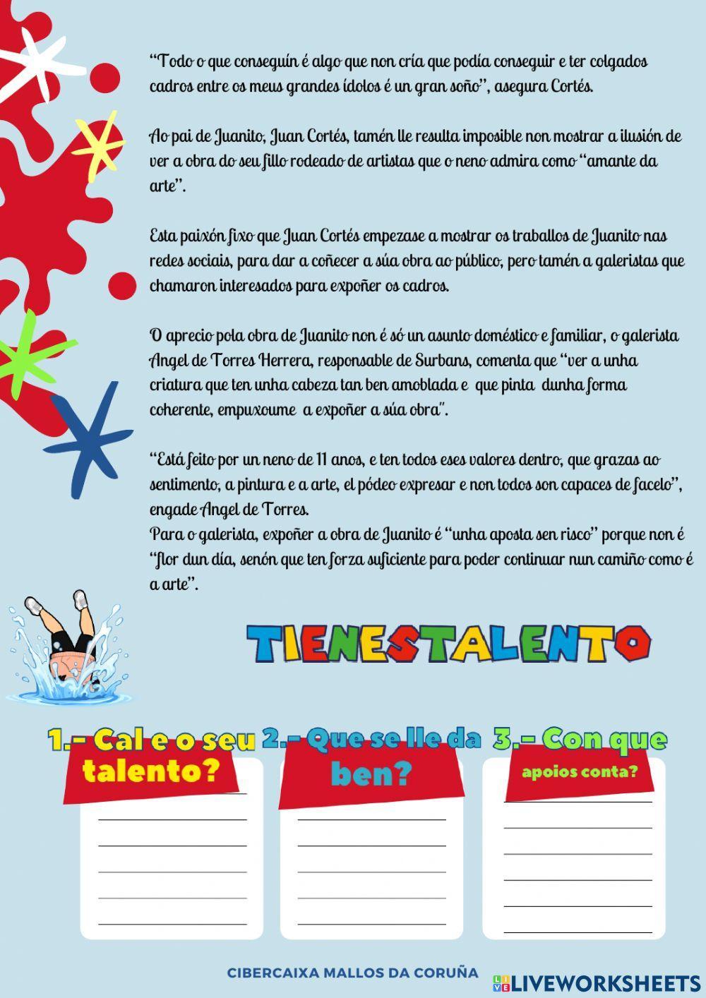 Un pintor expresionista de 11 anos