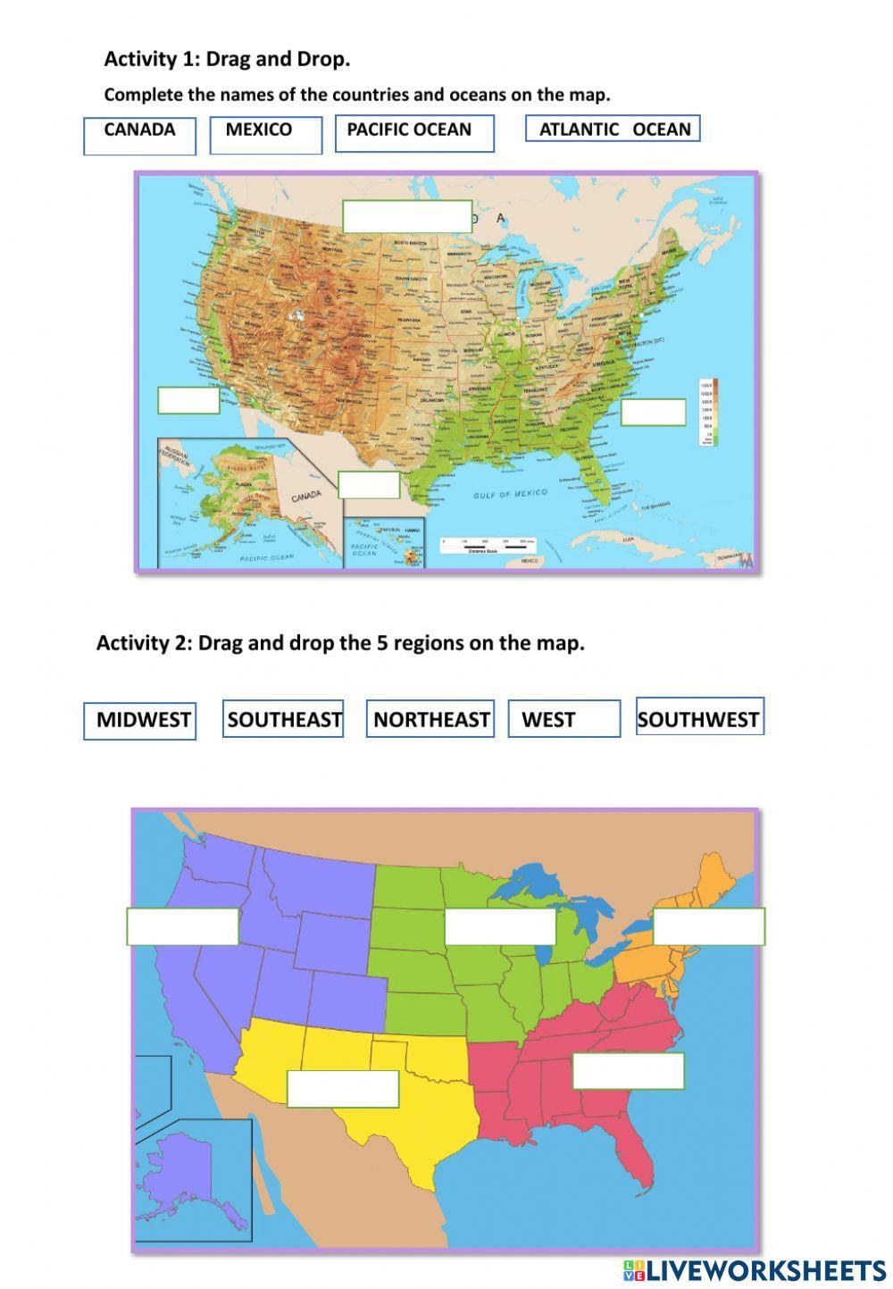 The usa- facts and regions