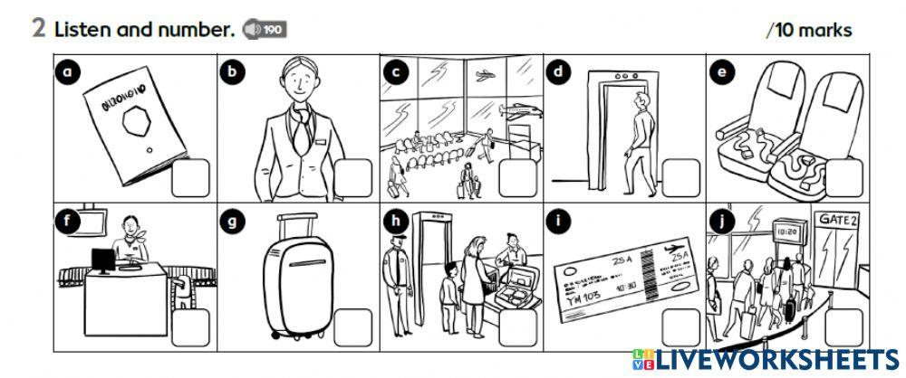 Listening-Airport vocabulary
