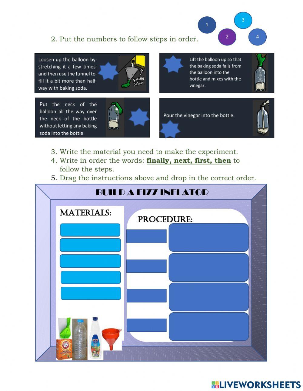 Fizz inflator experiment