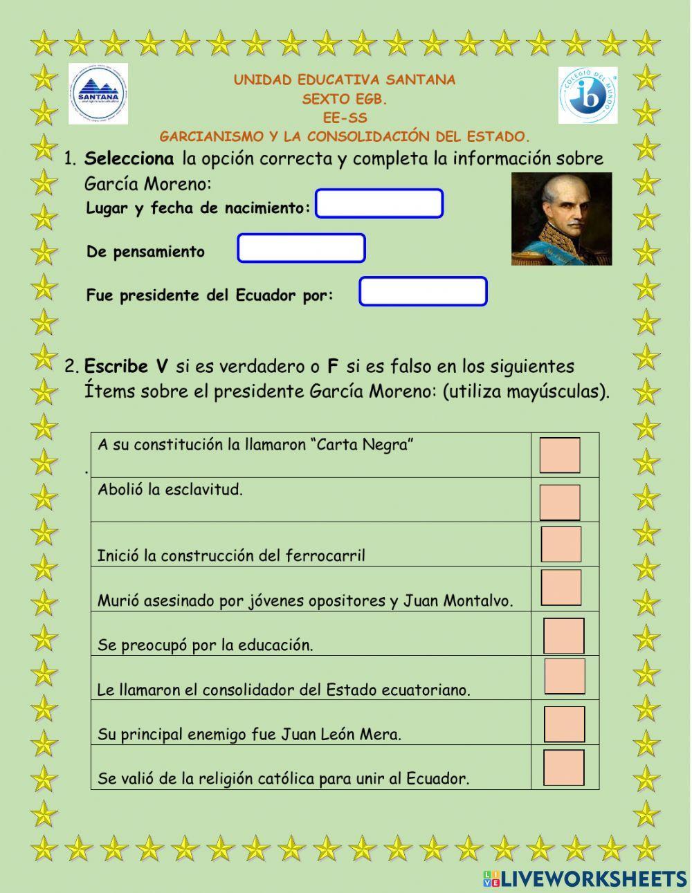 Garcianismo-Consolidación del Estado