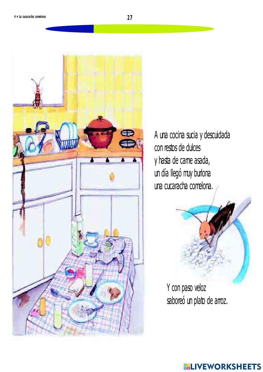 La cucaracha comelona