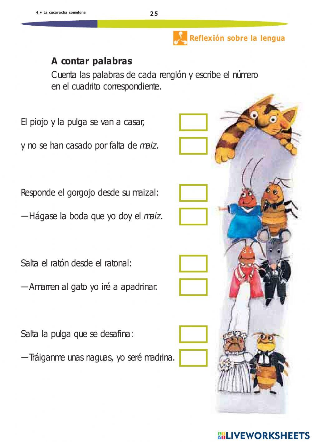 La cucaracha comelona