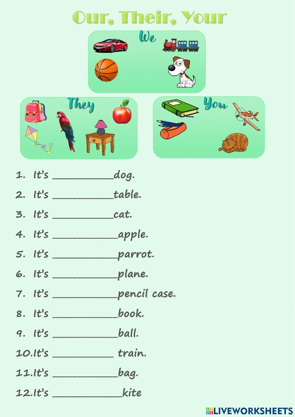 961533 our their your anni liveworksheets