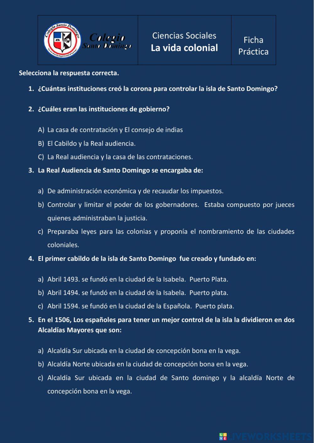 La Vida Colonial Práctica