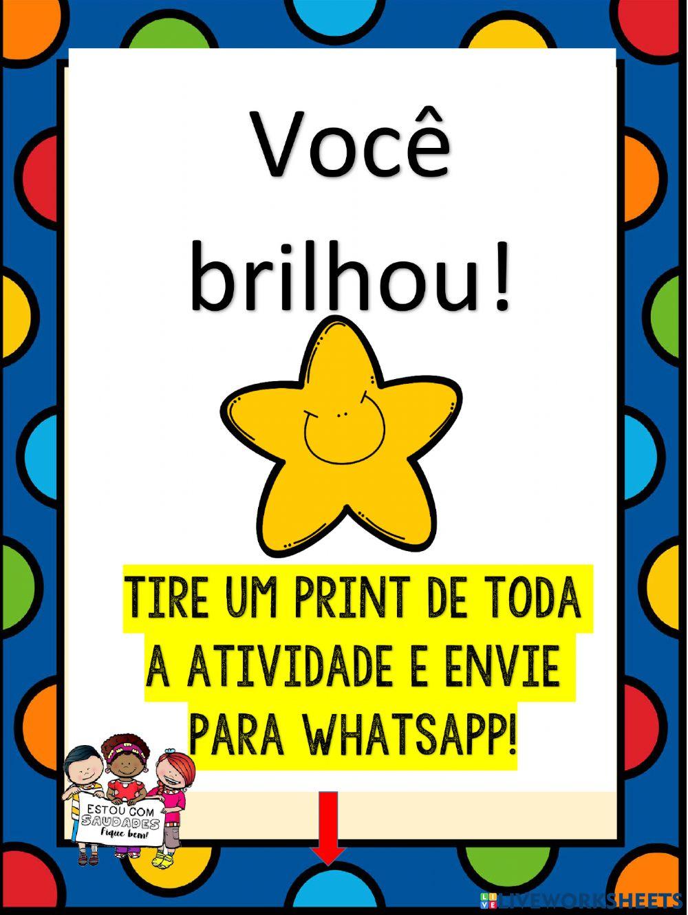 Calendário, ordem numérica e quantidade