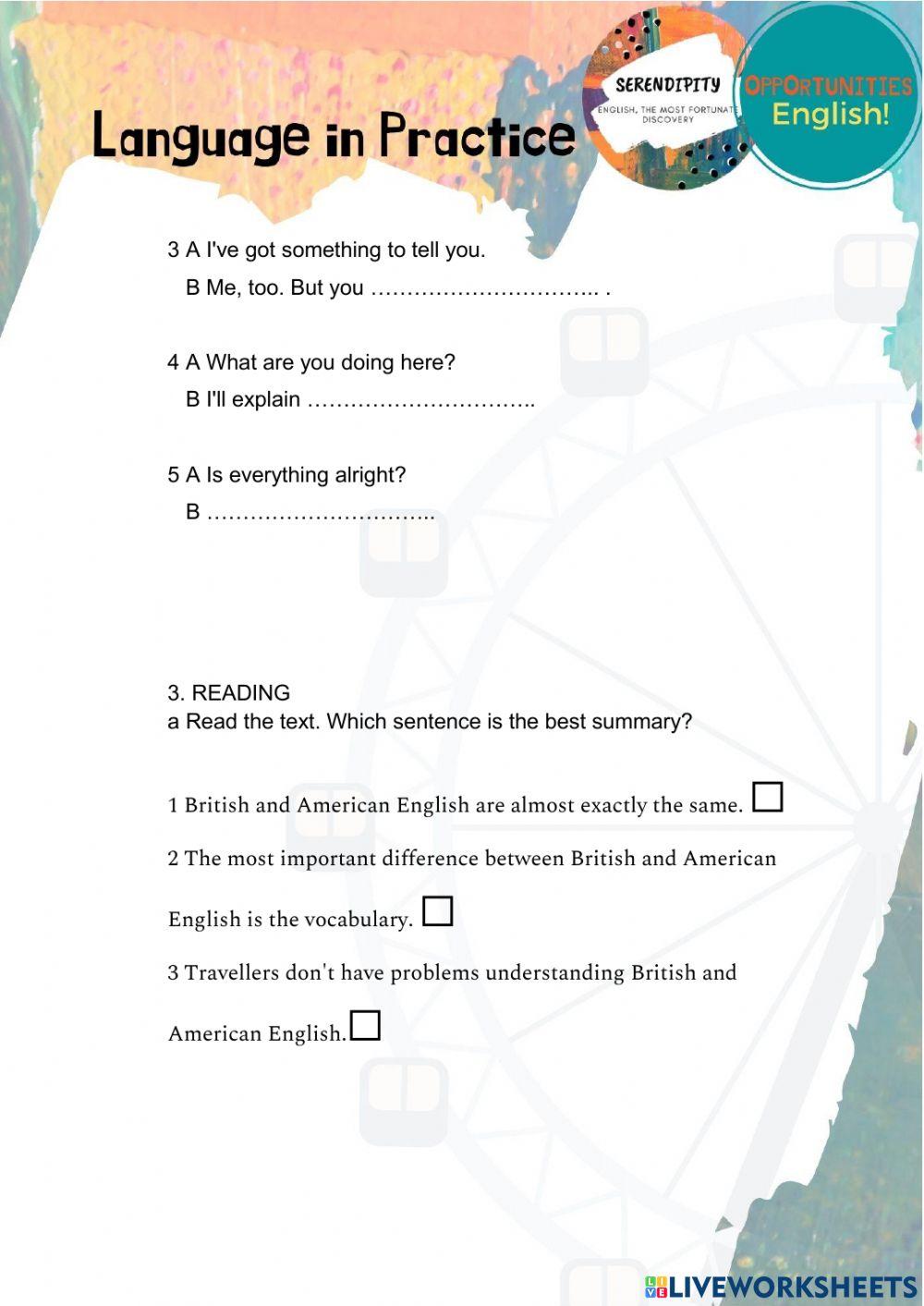 Pracrical English, time to go home, unit 11 pre intermediate