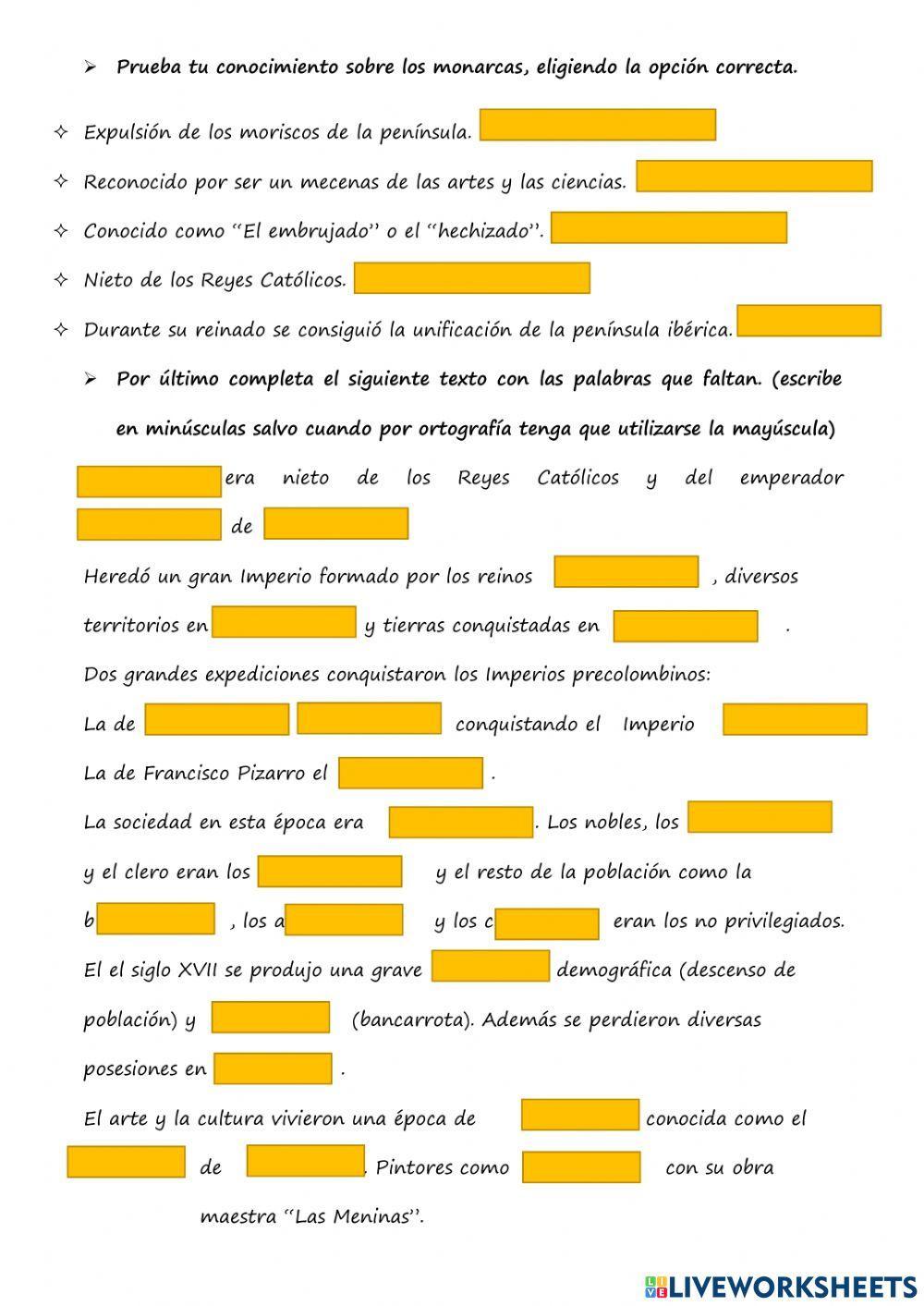 La época de los Austrias