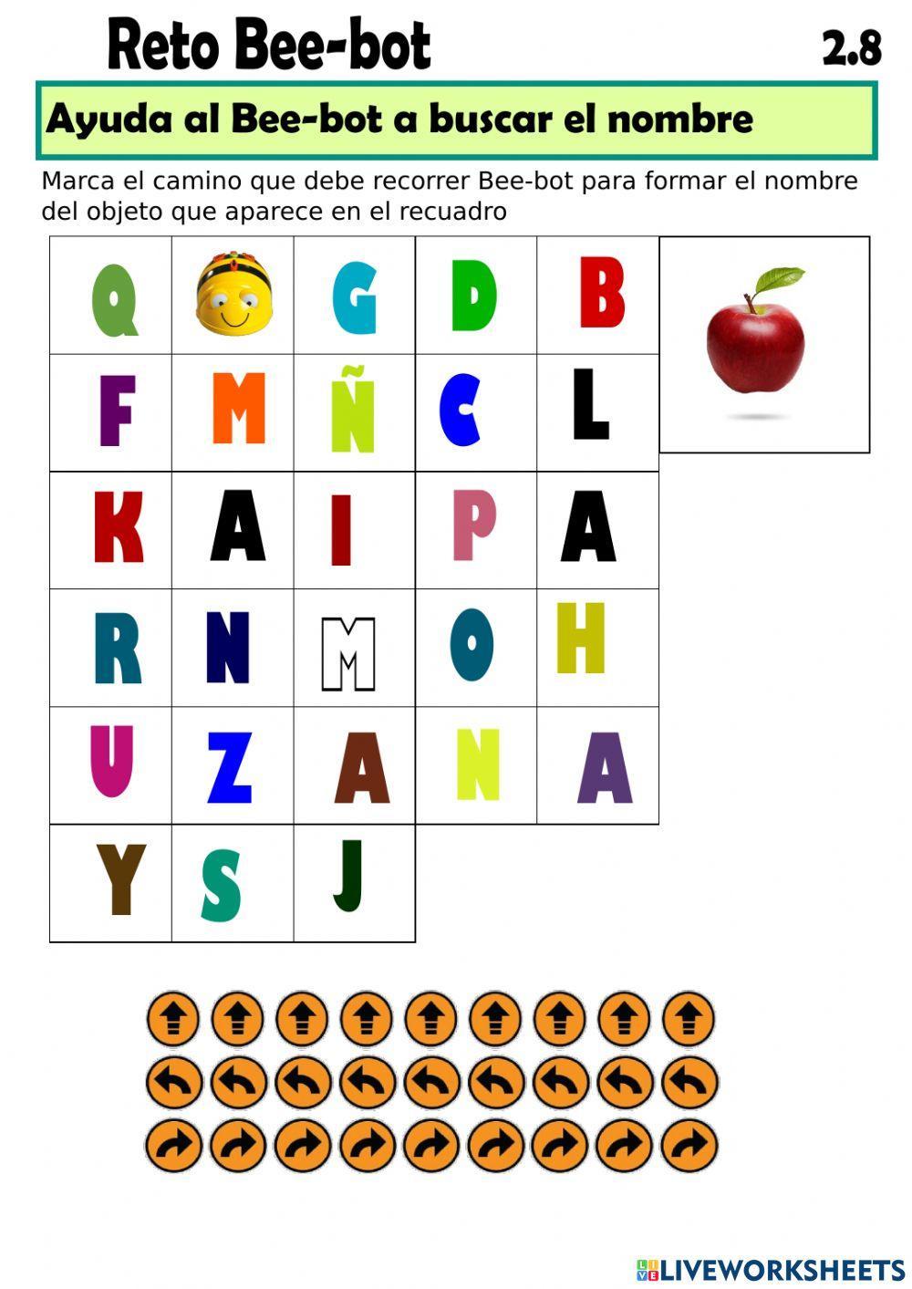 Programación con Bee-bot 2.8