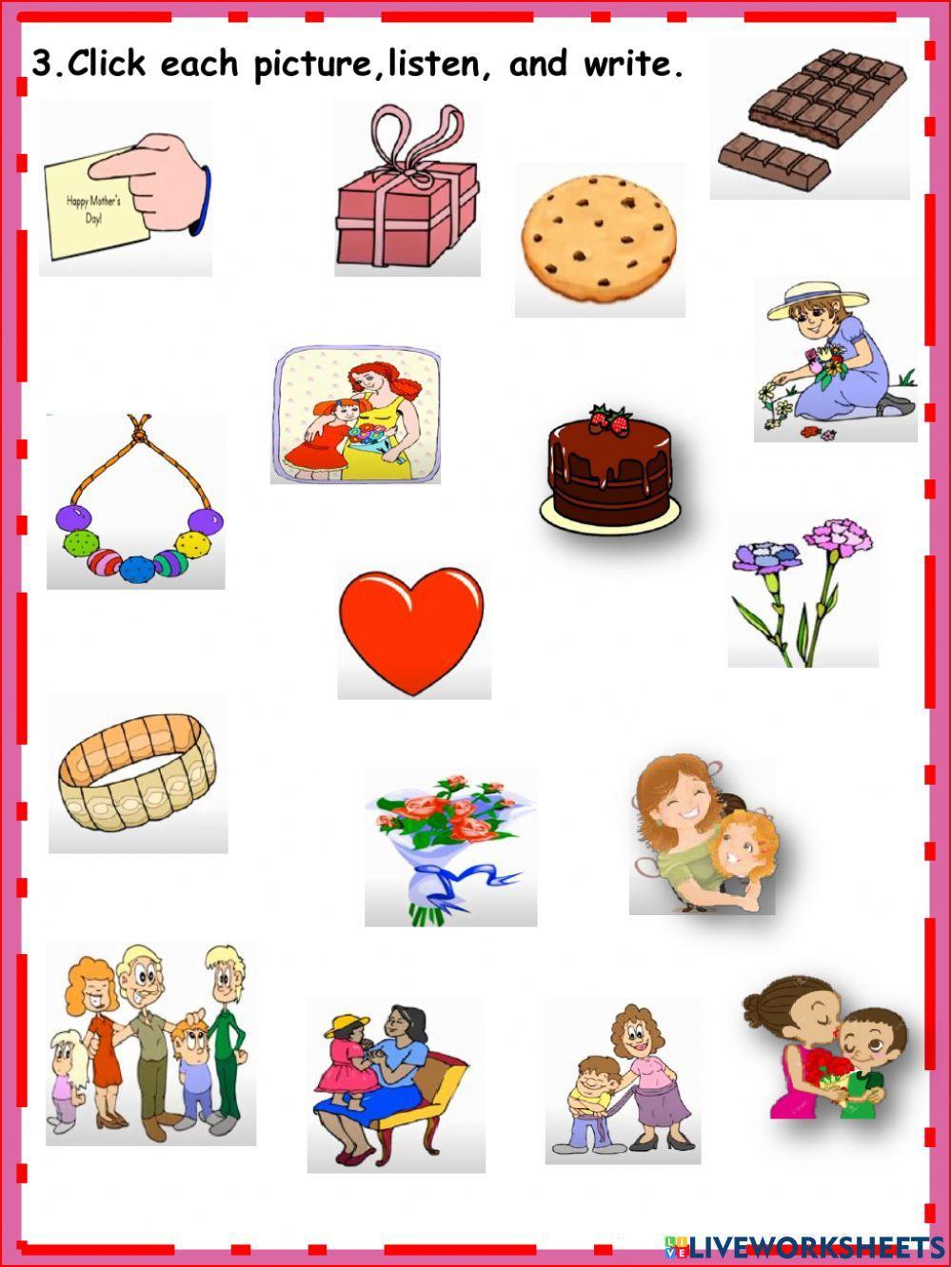 Present Simple Mother's Day