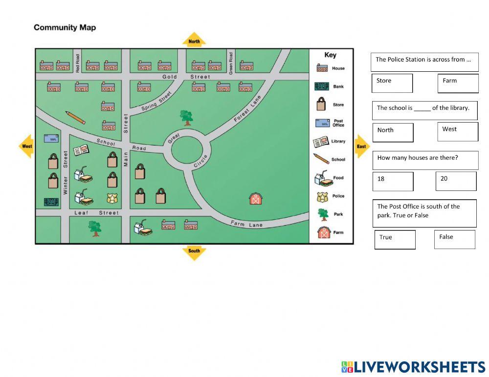 Community Map Worksheet