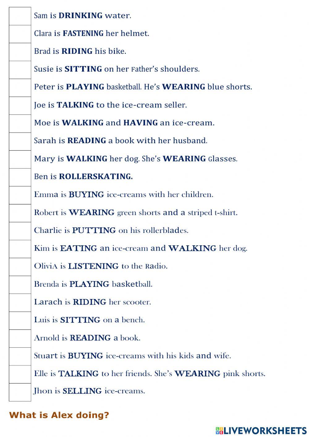 What are they doing?