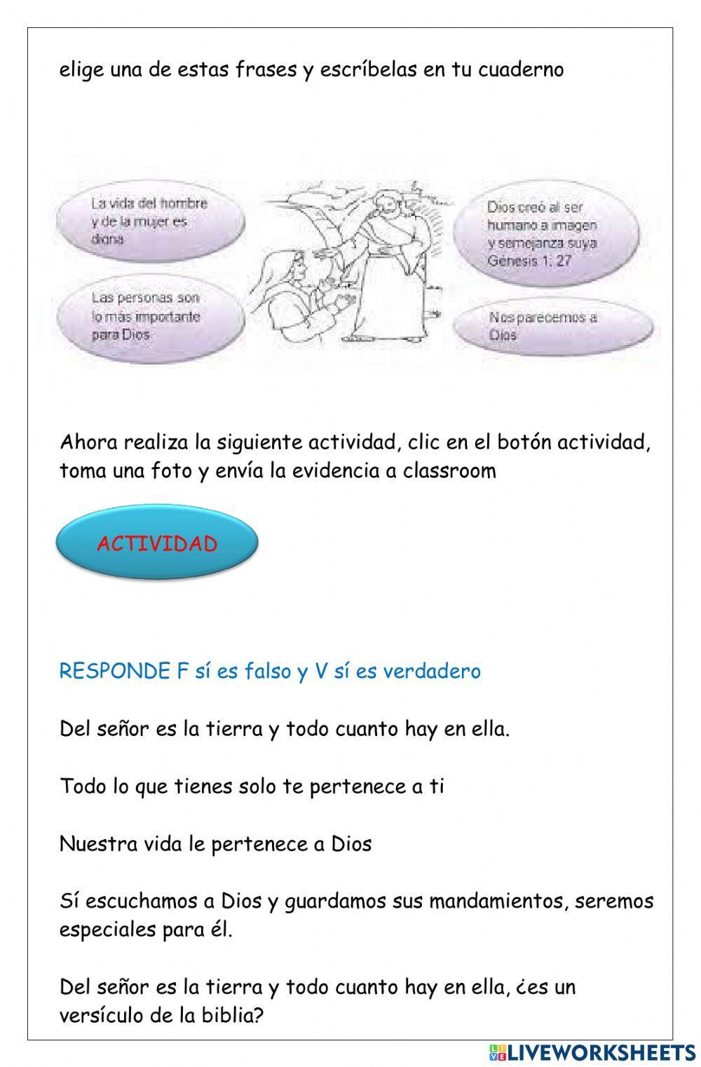 El llamado del hombre a la vida