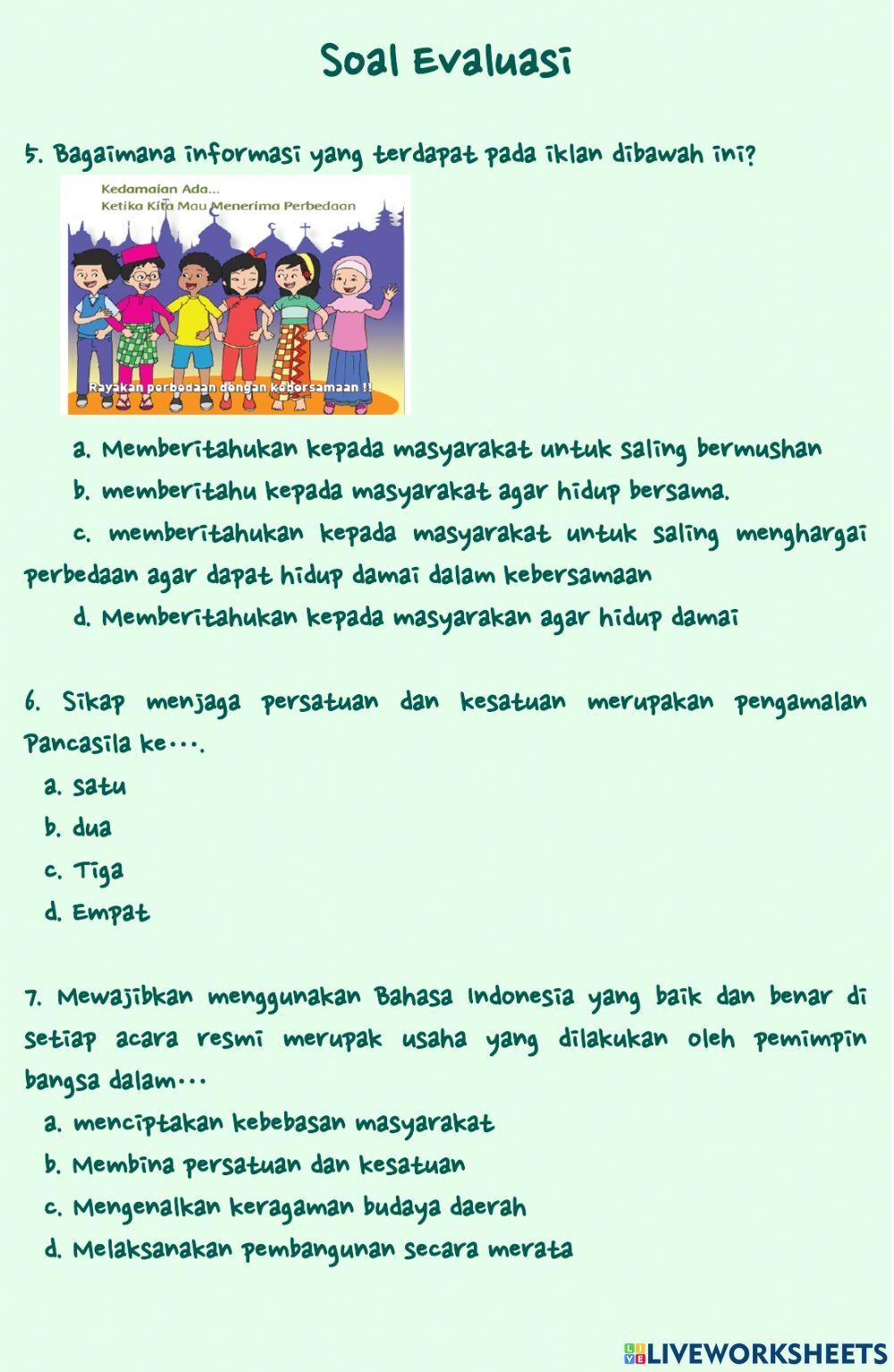 Lkpd dan soal evaluasi