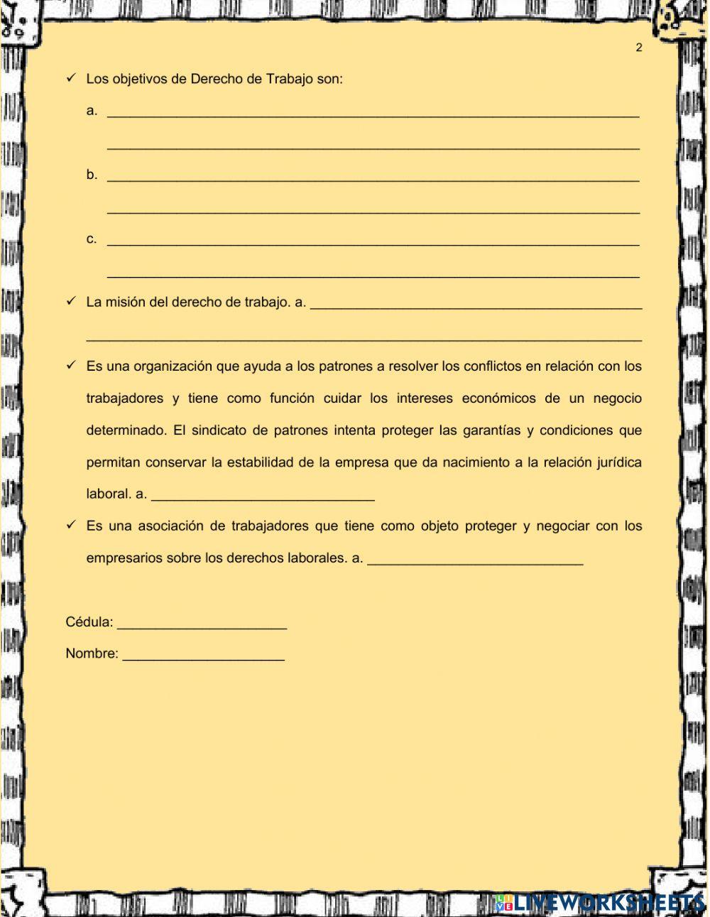 Importancia del Derecho de Trabajo