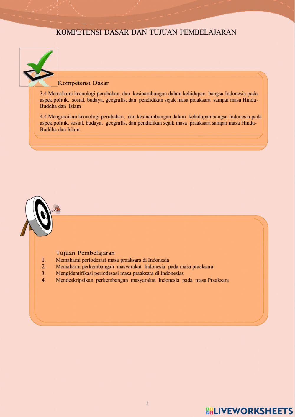 Masa Kehidupan Praaksara