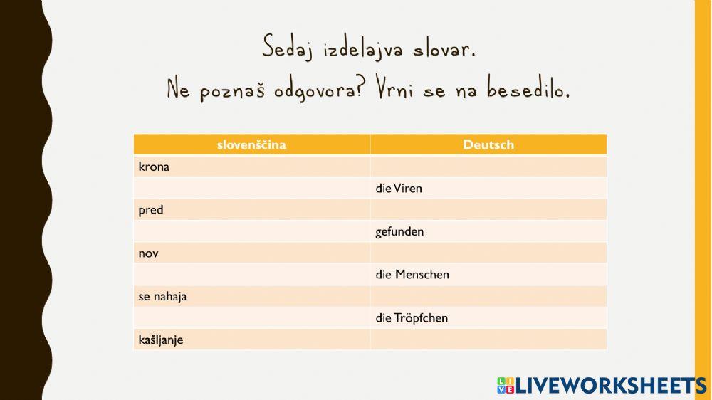 Das Corona-Virus - 1. Teil