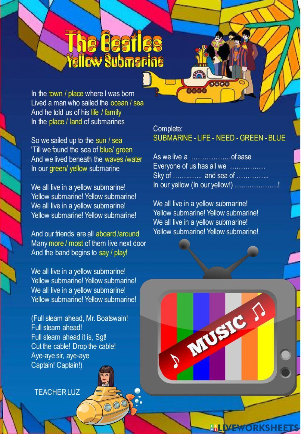 Yellow submarine - The Beatles