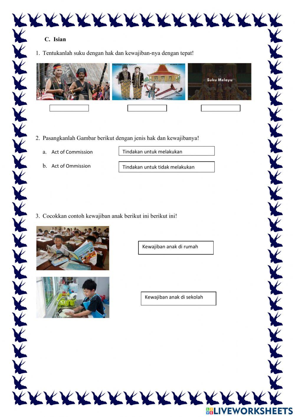 E-LKPD tema hak dan kewajiban