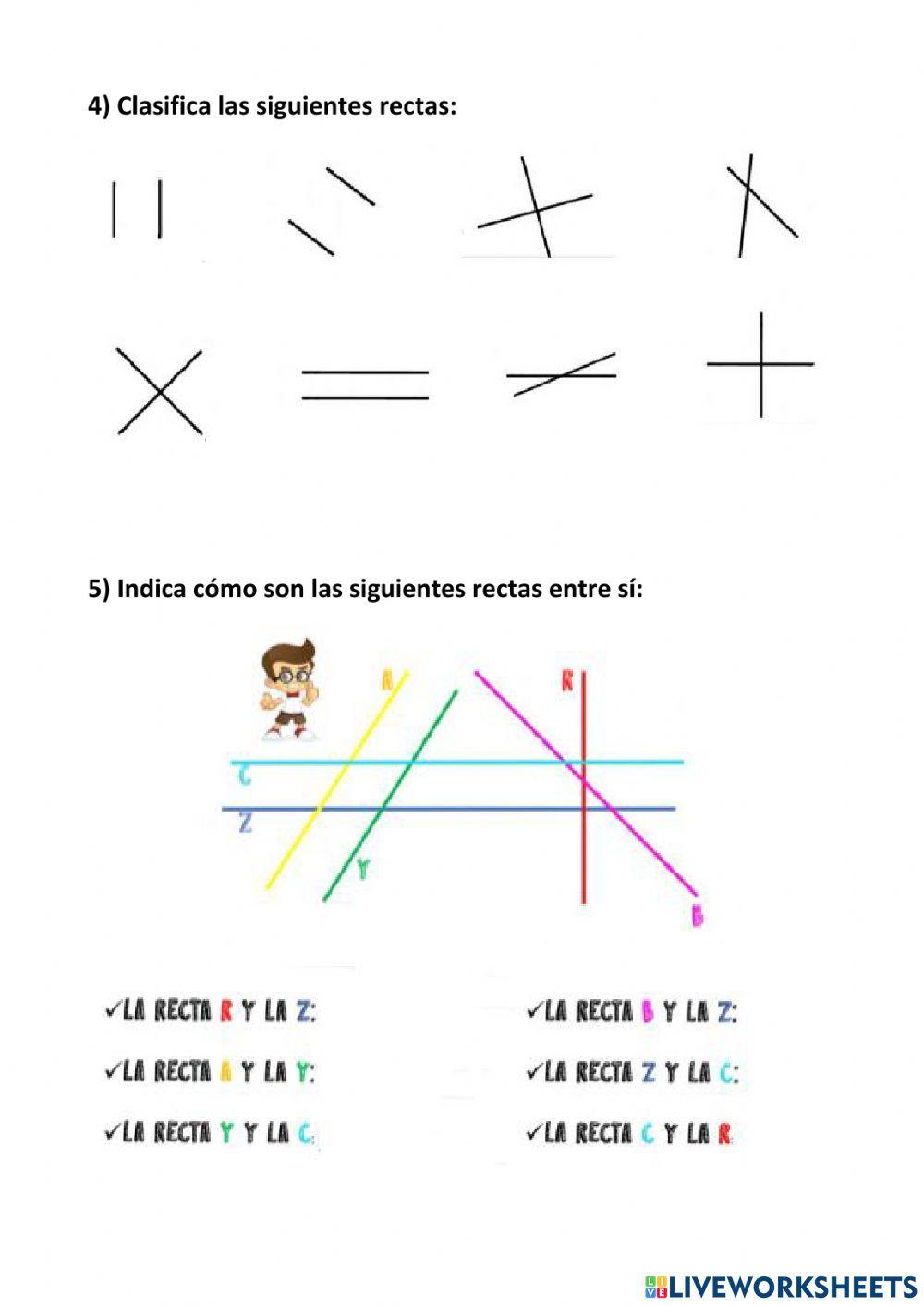 Rectas y tipo de rectas