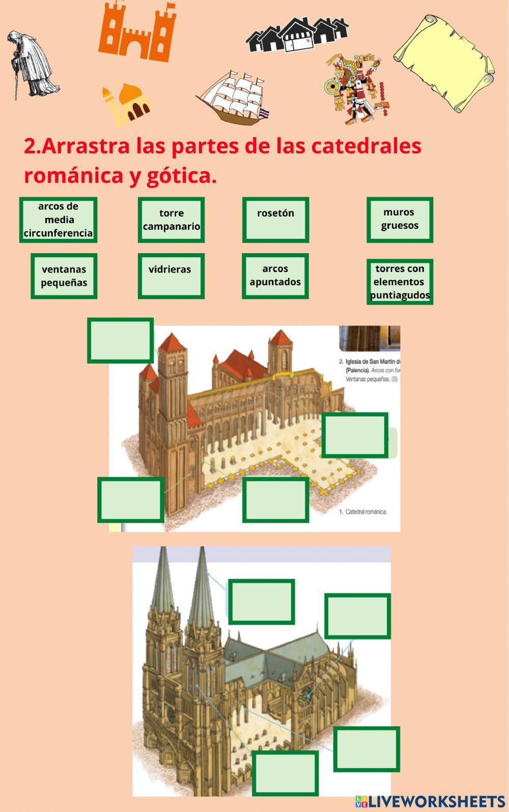 El arte románico y gótico