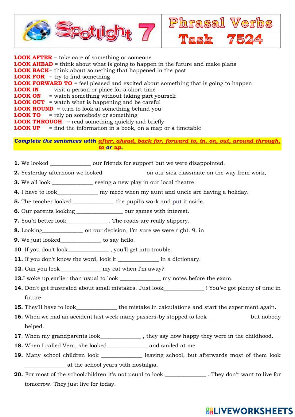 Spotlight 7 Task 7524