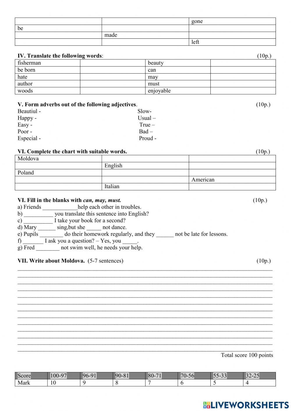 test paper test paper