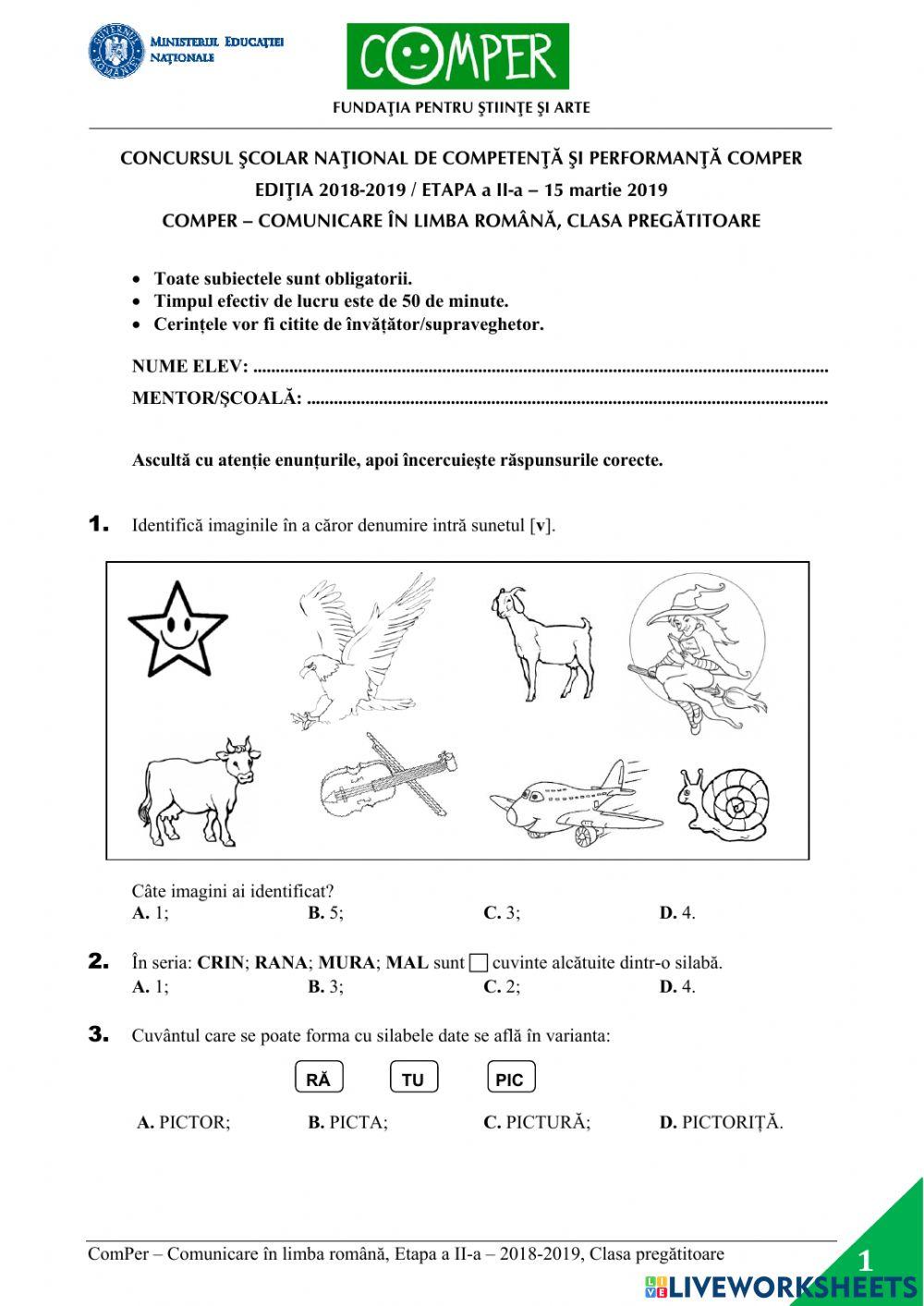 ComperComunicare-etapa a 2-a-2019