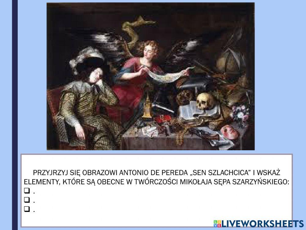 Mikołaj Sęp-Szarzyński Sonet IV o wojnie naszej, którą wiedziemy z szatanem, światem i ciałem