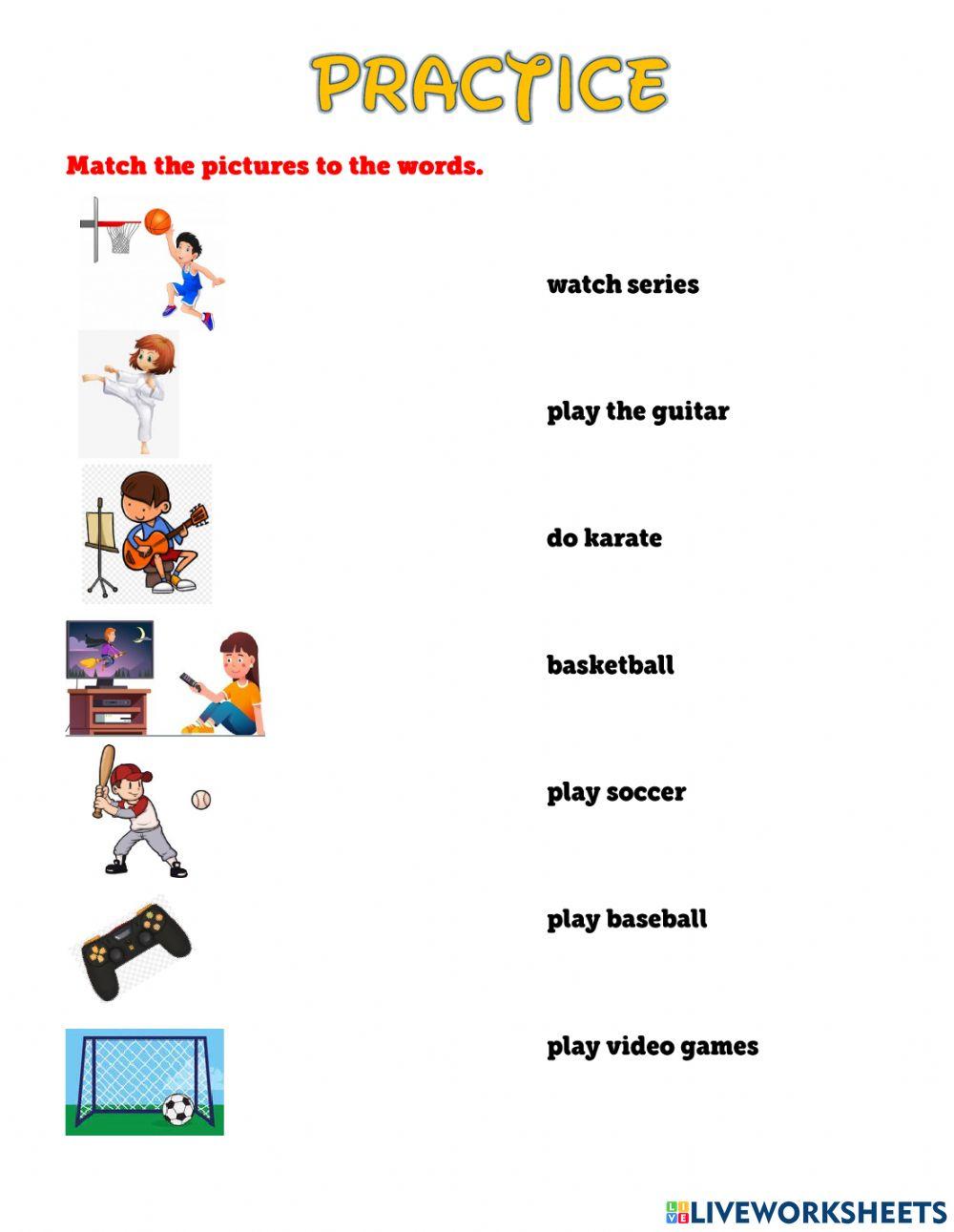 What do you like to do?